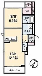 間取図画像 1LDK