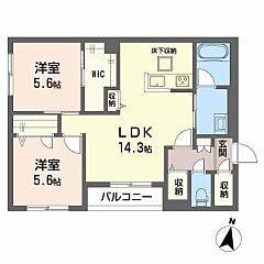 物件の間取り
