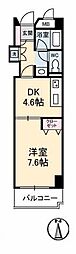 メゾン・ド・成屋 1DKの間取図画像