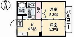 レイク・ルーズ 2Kの間取図画像