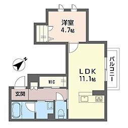 間取図画像 1LDK
