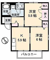 物件の間取り