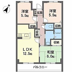 物件の間取り