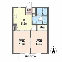 物件の間取り