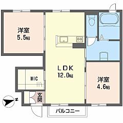 物件の間取り