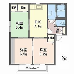 物件の間取り
