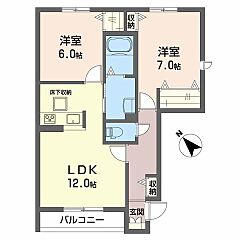 物件の間取り