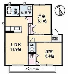 物件の間取り