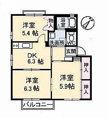 物件の間取り