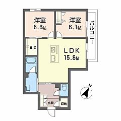 物件の間取り