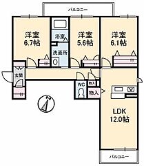 物件の間取り