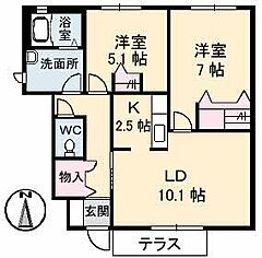 物件の間取り