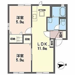 🉐敷金礼金0円！🉐シャーメゾン　エチュード　Ｂ