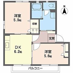 物件の間取り