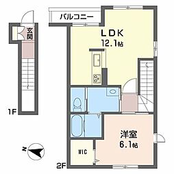 間取図画像 1LDK