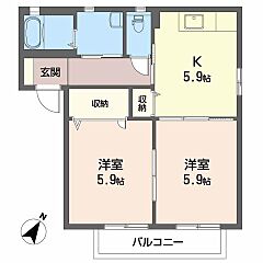 物件の間取り