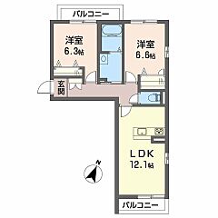 物件の間取り