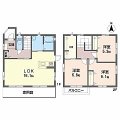 物件の間取り