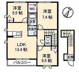 間取図画像 3LDK