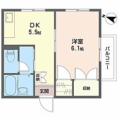 物件の間取り