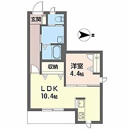 間取図画像 1LDK