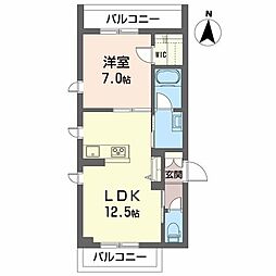 間取図画像 1LDK