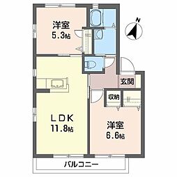 メゾンボヌールII　Ｂ棟