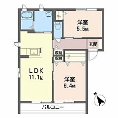 物件の間取り