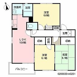 間取図画像 3LDK