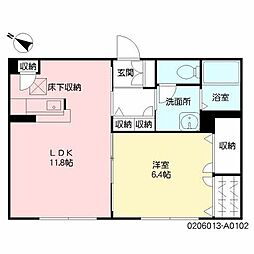間取図画像 1LDK