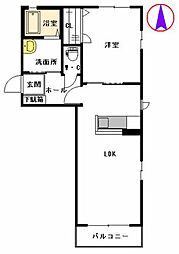 間取図画像 1LDK