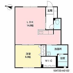 間取図画像 1LDK