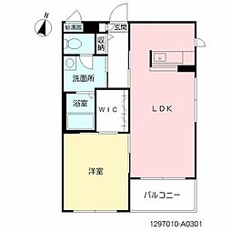 間取図画像 1LDK