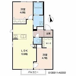 シャルマンM・Y 2LDKの間取図画像