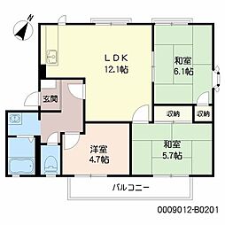 間取図画像 3LDK