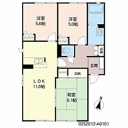 間取図画像 3LDK