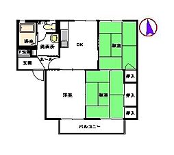 グランドメゾン 3DKの間取図画像