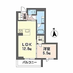 間取図画像 1LDK