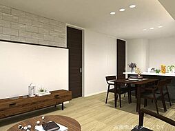 シャーメゾン江平　ＷＥＳＴ A0204 2階2LDKのリビング/ダイニング