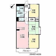 物件の間取り