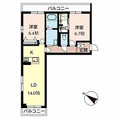 物件の間取り