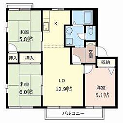 間取図画像 3LDK