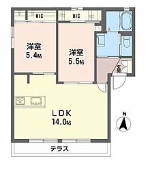 フォーレスイン西嶋 3DKの間取図画像