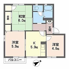 物件の間取り