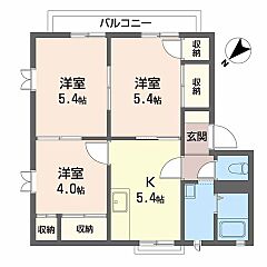 物件の間取り