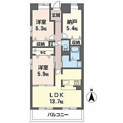 ゆう庵 2SLDKの間取図画像