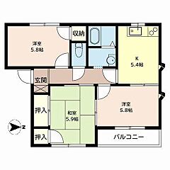 物件の間取り