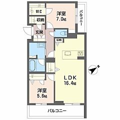 物件の間取り