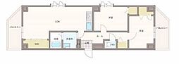 アルトピアノ 2LDKの間取図画像