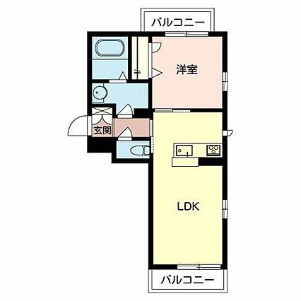 クレドゥボヌール_間取り_0